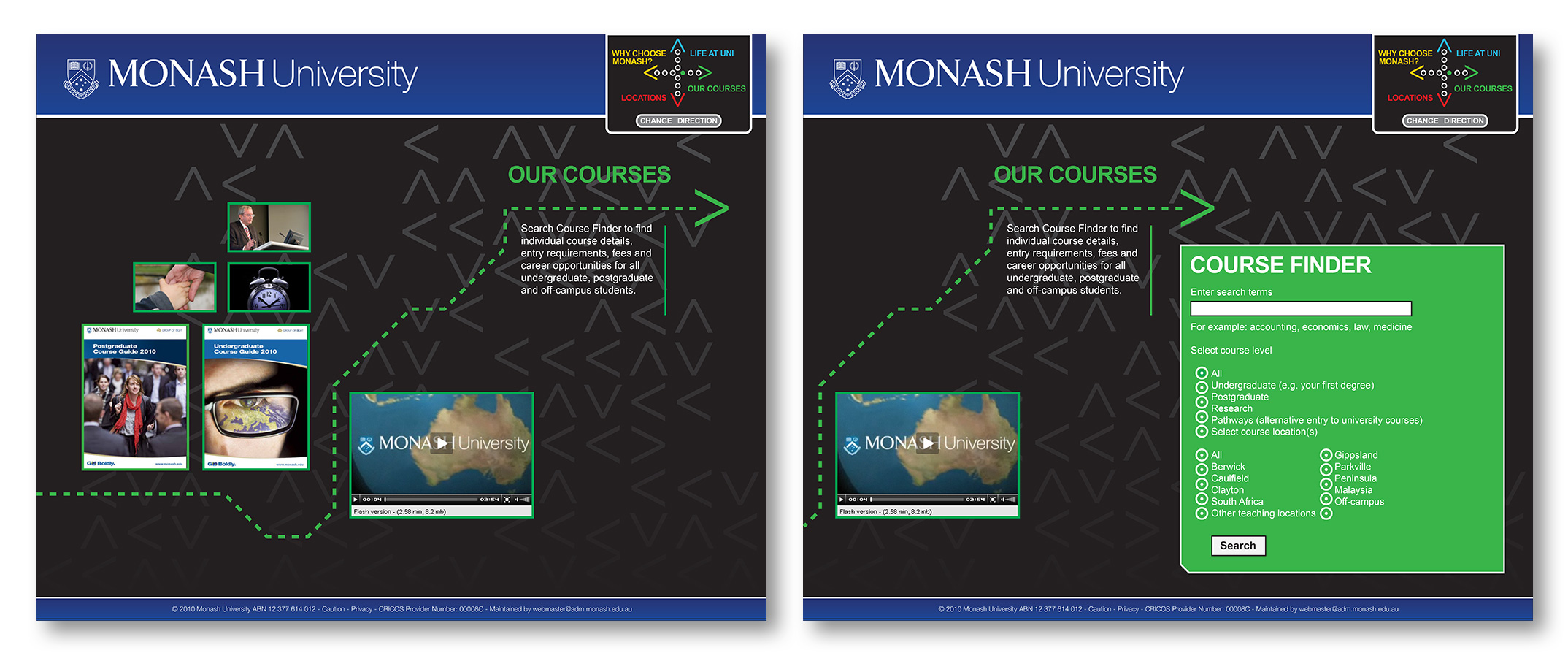 Our courses - Look at Monash